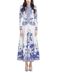 Kaimilan - 2Pc Shirt & Maxi Skirt Set - Lyst