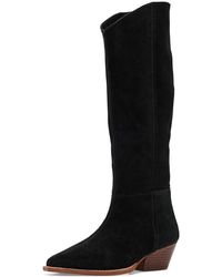 Free People Sway Low Slouch Boots 2.0 Western, Tan in Brown | Lyst