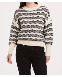 Another Love - Myla Wavy Stripe Sweater - Lyst