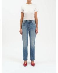 DAZE - Smarty Pants High Rise Slim Straight Jeans - Lyst