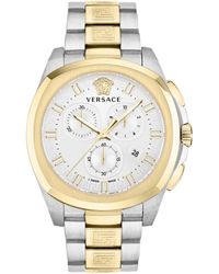 Versace - Geo Chrono Bracelet Watch - Lyst