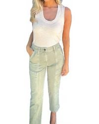 DAZE - Straight Up Cargo High Rise Straight Jeans - Lyst