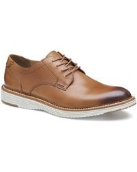 Johnston & Murphy - Hodges Leather Plain Toe Lace-Up Shoe - Lyst