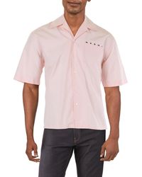Marni - Logo Cotton Button-Down Shirt - Lyst