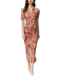 Lanelle - Midi Dress - Lyst