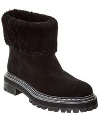 Proenza Schouler - Suede & Shearling Boot - Lyst