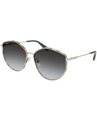 Ferragamo - Ferragamo 60 Mm Rose Grey Sunglasses - Lyst