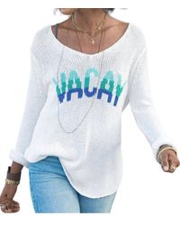 Wooden Ships - Vacay V-neck Sweater - Lyst