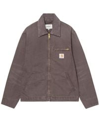 Carhartt - Shale Dearborn Canvas Detroit Work Jacket - Lyst