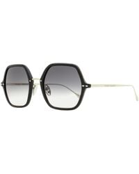 Isabel Marant - Loise Sunglasses Im0036s Bsc9o Black/silver 55mm - Lyst