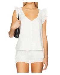 Sanctuary - Time Off Shell V-Neck Top - Lyst