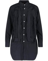 Comme des Garçons - Ruffle Detail Button-Down Shirt - Lyst