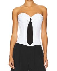 GUIZIO - Chrys Corset Blouse - Lyst