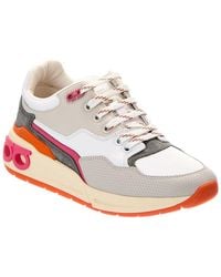 Ferragamo - Cosma Low Top Leather Sneaker - Lyst