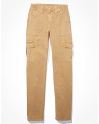 American Eagle Outfitters - Ae Stretch Cargo Straight Pant - Lyst