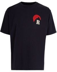 Rhude - Moonlight Regatta Graphic Crewneck T-Shirt - Lyst