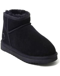 Dearfoams - Fireside By Riverland Genuine Shearling Micro Bootie - Lyst