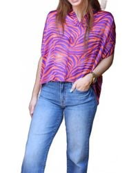 Adrienne - Emerson Fight Tigers Top - Lyst