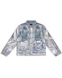 Who Decides War - Heavy Metal Denim Trucker Jacket - Lyst