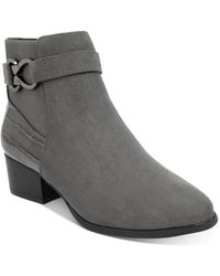 Karen Scott - Nadine Faux Leather Ankle Ankle Boots - Lyst