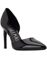 Calvin Klein - Hayden Faux Leather Pointed Toe Pumps - Lyst