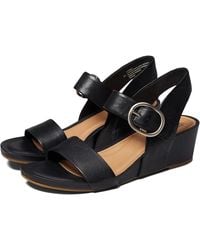 Söfft - Vaya Sf0060601 Sandal Leather Ankle Strap Wedge Heel Zap2208 - Lyst
