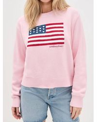 LoveShackFancy - Ty Flag Pullover Sweatshirt - Lyst