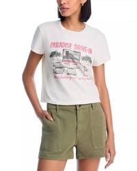 RE/DONE - 50's Boxy "Drive In" Tee - Lyst