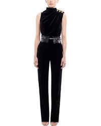 Saiid Kobeisy - Pleated Top With Buttoned Shoulder - Lyst