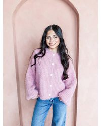 SOFIA The Label - Rose Blush Cardigan - Lyst