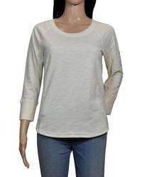 James Perse - California Long Sleeve Crew Neck Cotton T-Shirt - Lyst