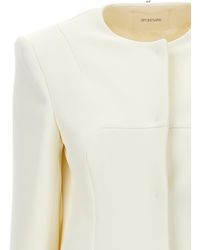 Sportmax - Polyester Full-Length Jacket - Lyst