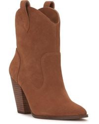 Jessica Simpson - Cissely 2 Suede Heels Cowboy, Western Boots - Lyst