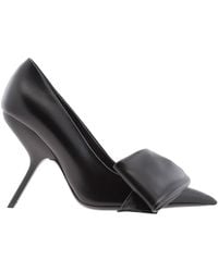 Ferragamo - Erica 105 Leather Bow Stiletto Pumps - Lyst