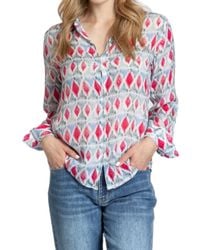 Apny - Harlequin Diamonds Top - Lyst