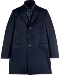 Fay - Giacconi Tailored Mid-Length Coat - Lyst