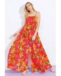 TRUEDAMES - Blossoming With Joy Woven Jumpsuit - Lyst