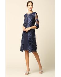 TRUEDAMES - Short Mother Of Bride Attached Jacket Dress - Lyst
