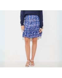 Suncoo - Fancy Graphic Print Mini Skirt - Lyst