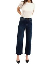 DAZE - Pleaser High Rise Wide Ankle Jeans - Lyst
