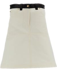 Wales Bonner - Organinic Cotton Denim Skirt - Lyst