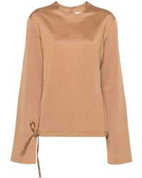 Jil Sander - Minimalist Viscose Bomber Jacket - Lyst