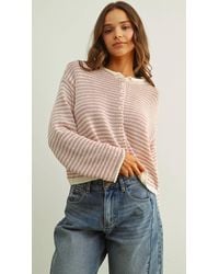 Miou Muse - Button Front Knit Cardigan - Lyst