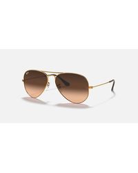 Ray-Ban - Aviator Small Non Polarized Sunglasses Rb3025 - Lyst
