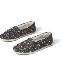 TOMS - Alpargata Printed Flats Fashion Loafers - Lyst