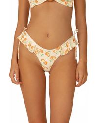 Montce - Uno Ruffle Bows Bikini Bottom - Lyst