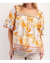 Easel - Drop Shoulder Top - Lyst