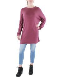 Eileen Fisher - Organic Cotton Crewneck Tunic Sweater - Lyst