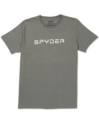 Spyder - Slalom Short Sleeve - Charcoal - Lyst