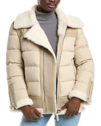 Mackage - Vanna Mixed Shearling Down Jacket - Lyst